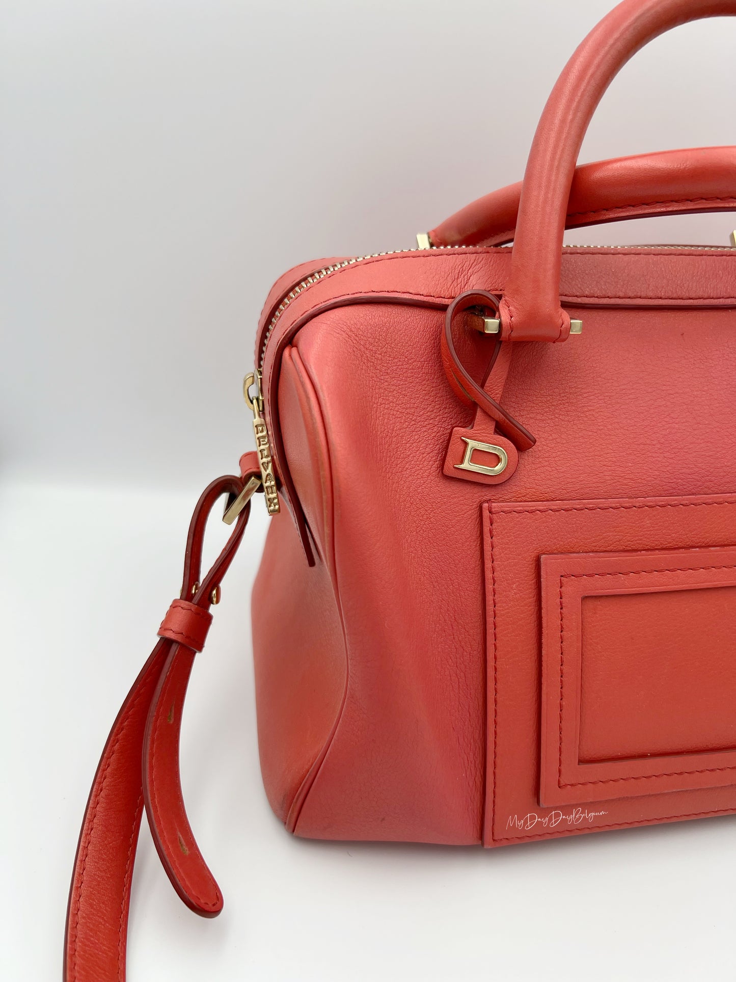 Delvaux Louise Boston PM top handle crossbody bag allure 2015