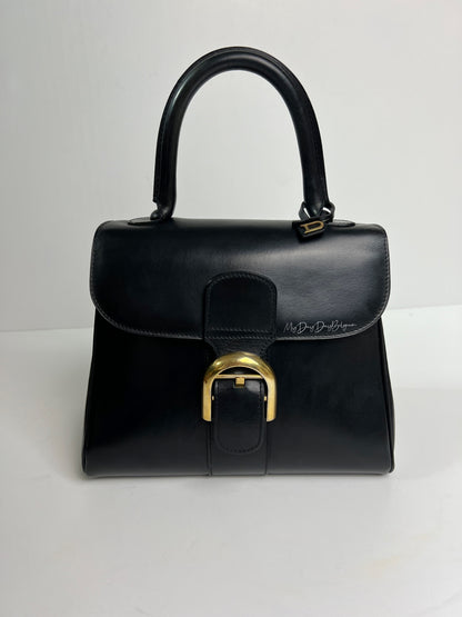Delvaux Brillant Top Handle Black 1970's