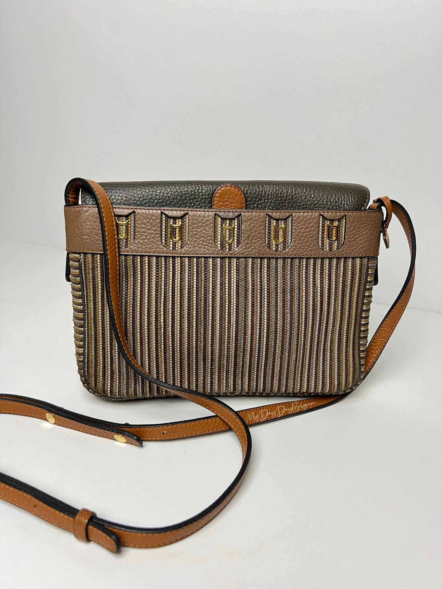 Delvaux Gamay vintage shoulder/crossbody bag 1989 brown