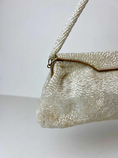 Delvaux Vintage Top Handle Nacre 1960's