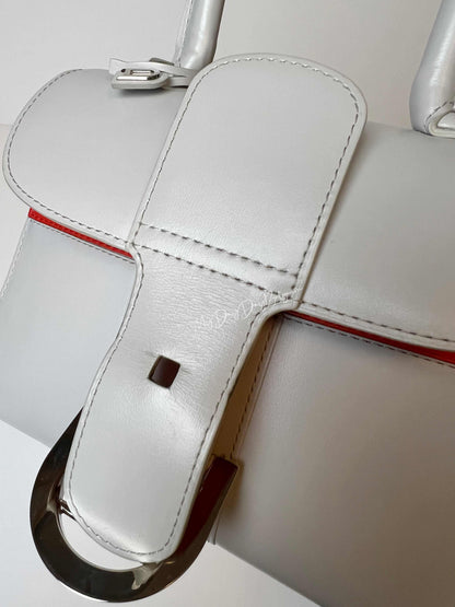 Delvaux Brillant Top Handle White / Grey 2017