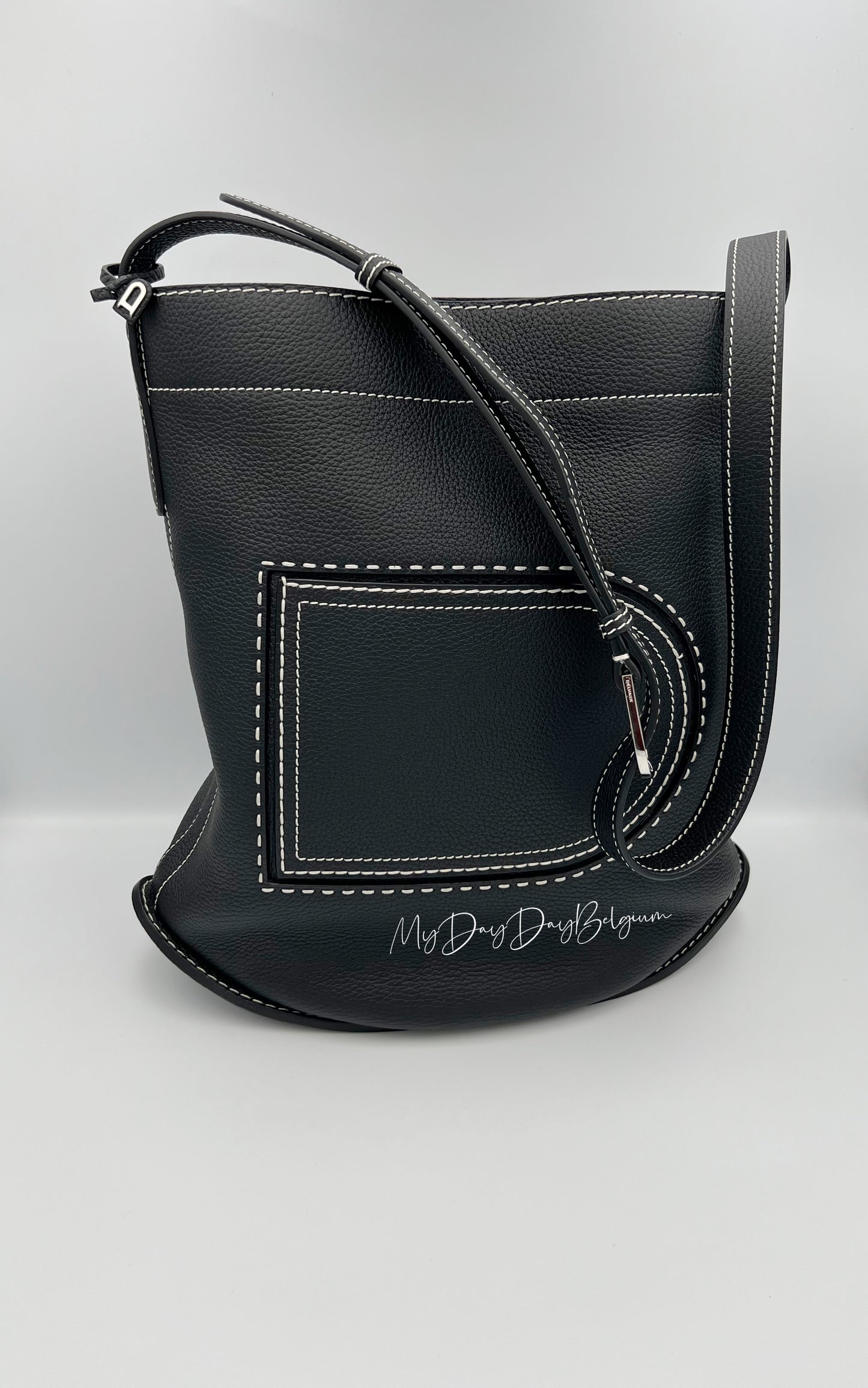 Delvaux Pin Taurillon surpiqué