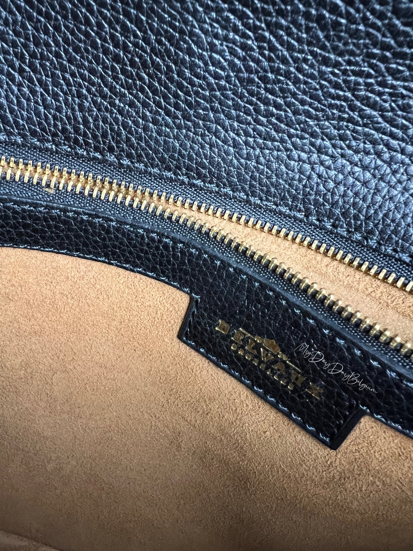 Delvaux toile de cuir crossbody 1995