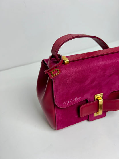 Delvaux Simplissisme City PM Crossbody / Shoulder Bag Framboise 2016