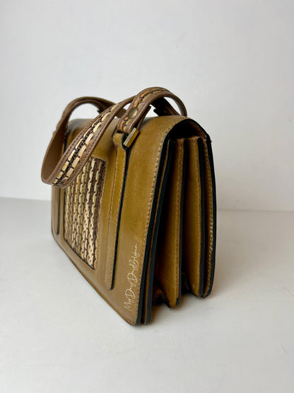Delvaux Vintage Top Handle Brown 1965