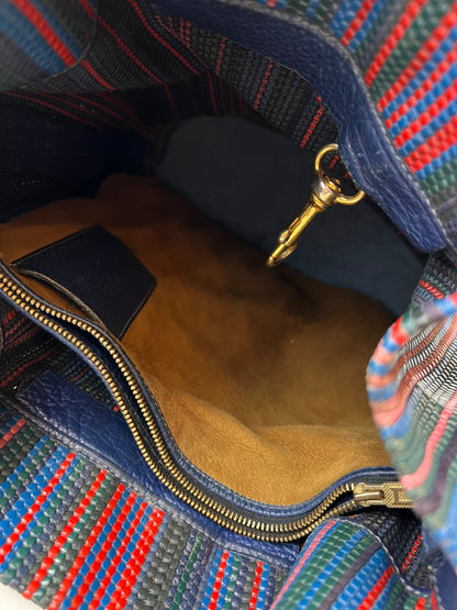 Delvaux Vintage Crossbody / Shoulder Bag Red - Multicolour 1988