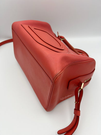 Delvaux Louise Boston PM top handle crossbody bag allure 2015
