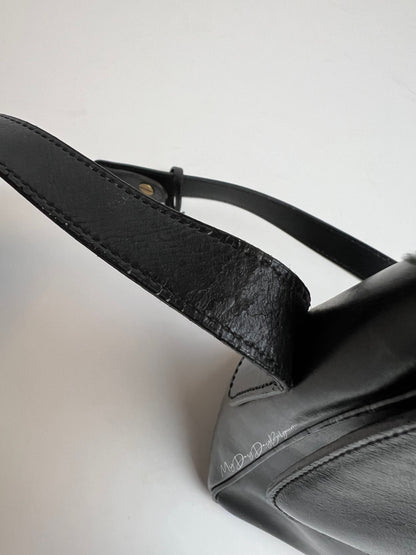 Delvaux Poirier Crossbody / Shoulder Bag Black 1977
