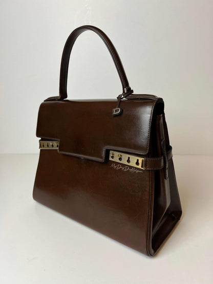 Delvaux Tempête Top Handle Brown 1967