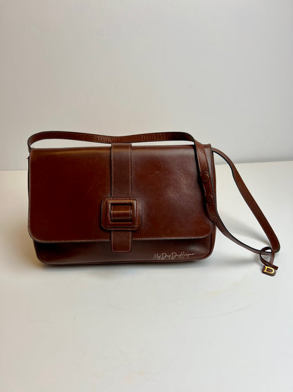 Delvaux Vintage Crossbody / Shoulder Bag Brown 1970's