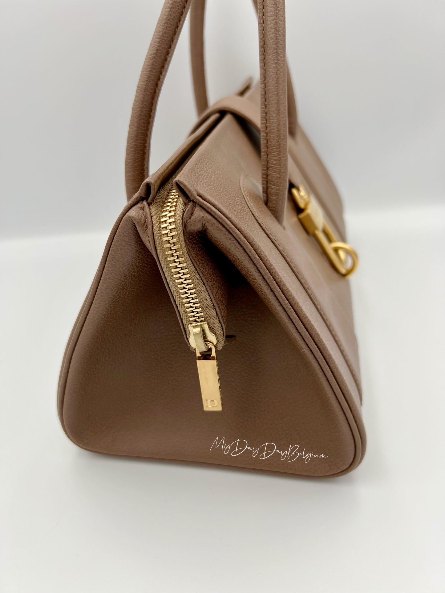 Delvaux Georges Top Handle Taupe 2004