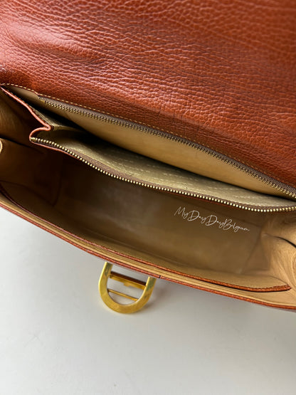 Delvaux Brillant Top Handle Camel 1990's