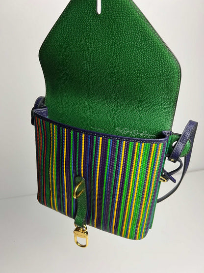 Delvaux vintage Crossbody / Shoulder Bag Green 1999