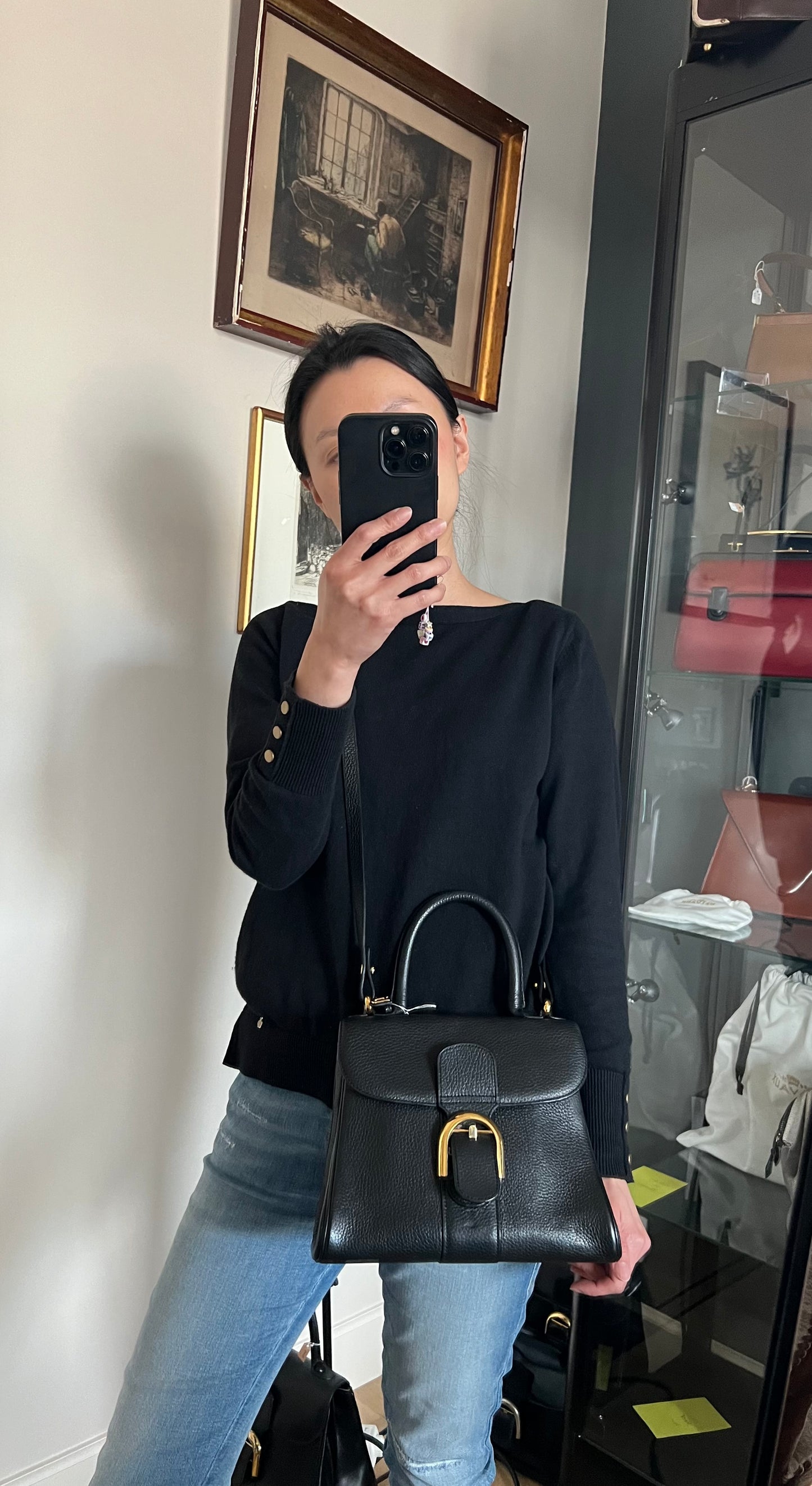 Delvaux Brillant PM in black