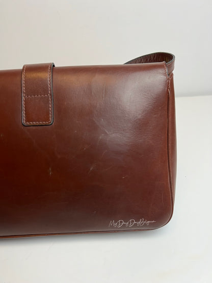 Delvaux Vintage Crossbody / Shoulder Bag Brown 1970's
