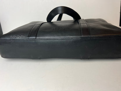 Delvaux Newspaper Bag Top Handle Black 2012