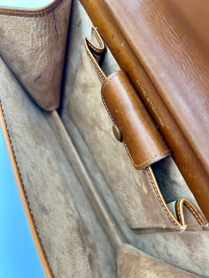 Delvaux vintage crossbody camel colour 1969