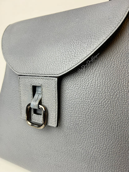 Delvaux Vintage Crossbody / Shoulder Bag Grey 1990's