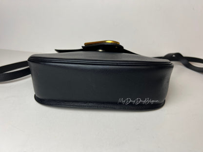 Delvaux Vintage Crossbody / Shoulder Bag Navy Blue 1990's