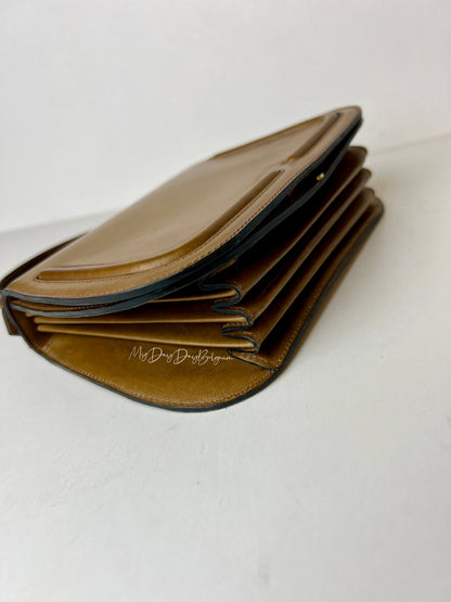 Delvaux Vintage Top Handle Camel 1965