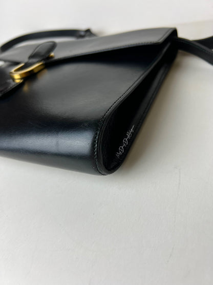 Delvaux Vintage Crossbody / Shoulder Bag Black 1984