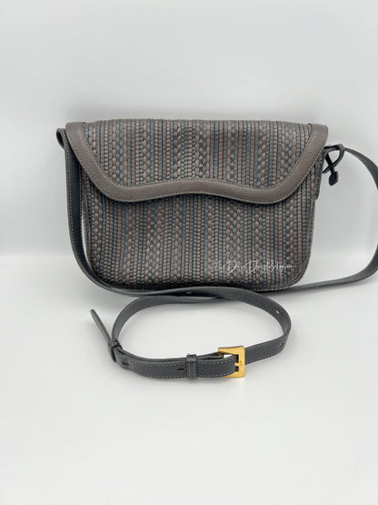 Vintage Delvaux toile de cuir 1995