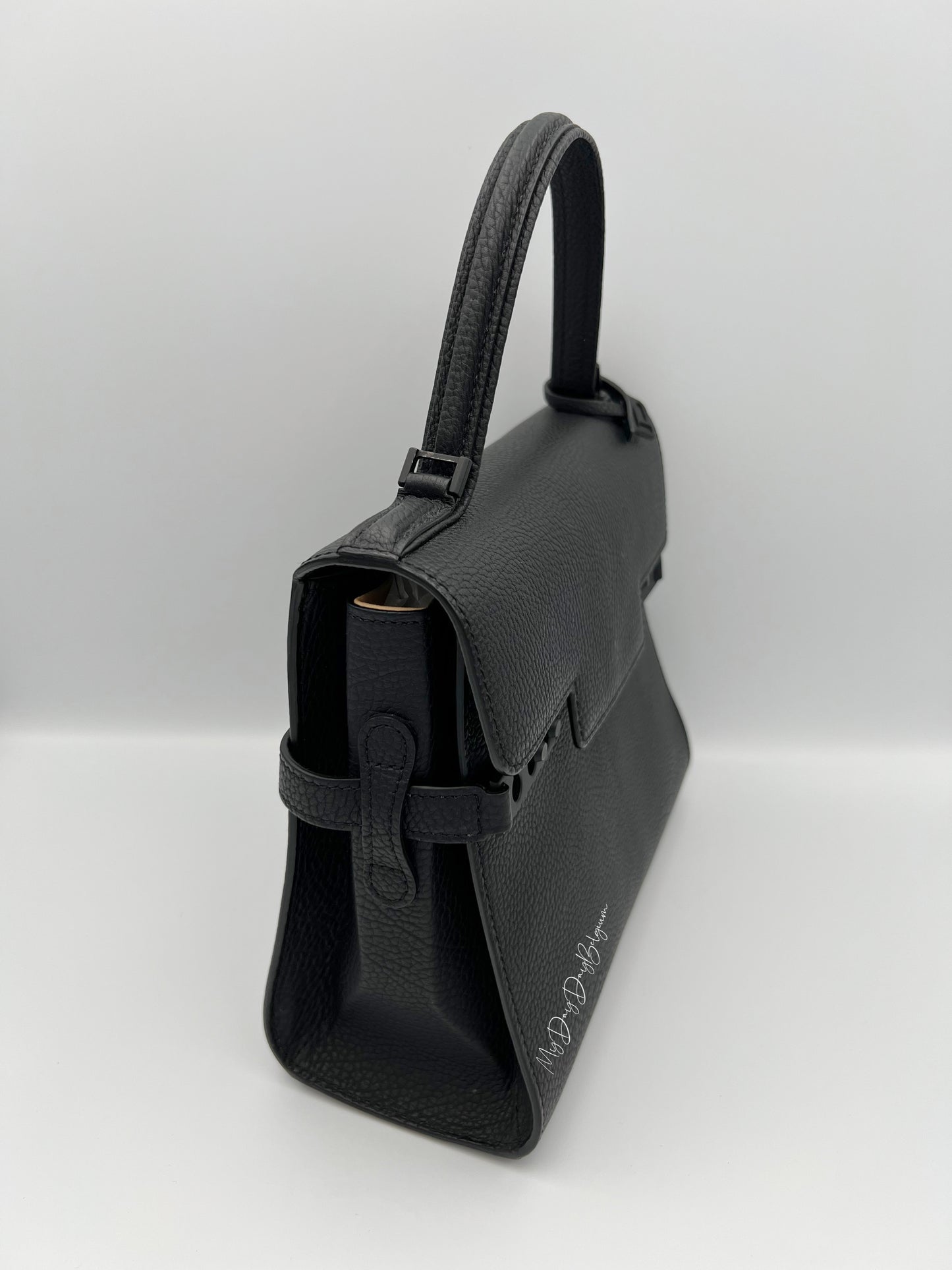 Delvaux Tempête PM so black limited edition crispy calf 2022