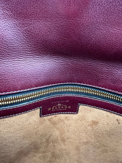 Delvaux toile de cuir