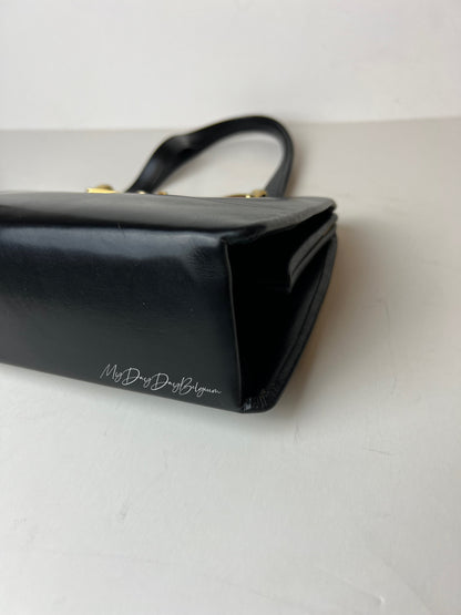 Delvaux Vintage Top Handle Black 1953