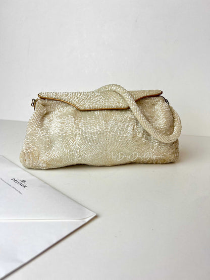 Delvaux Vintage Top Handle Nacre 1960's