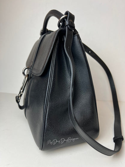 Delvaux Gin Fizz Crossbody / Shoulder Bag Black 1998