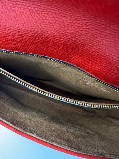 Delvaux Malbec Crossbody / Shoulder Bag Red - Multicolour 1989