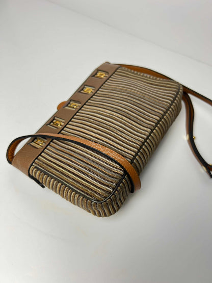 Delvaux Gamay Crossbody / Shoulder Bag Brown - Multicolour 1989