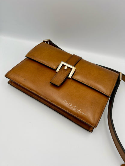 Delvaux vintage crossbody camel colour 1969
