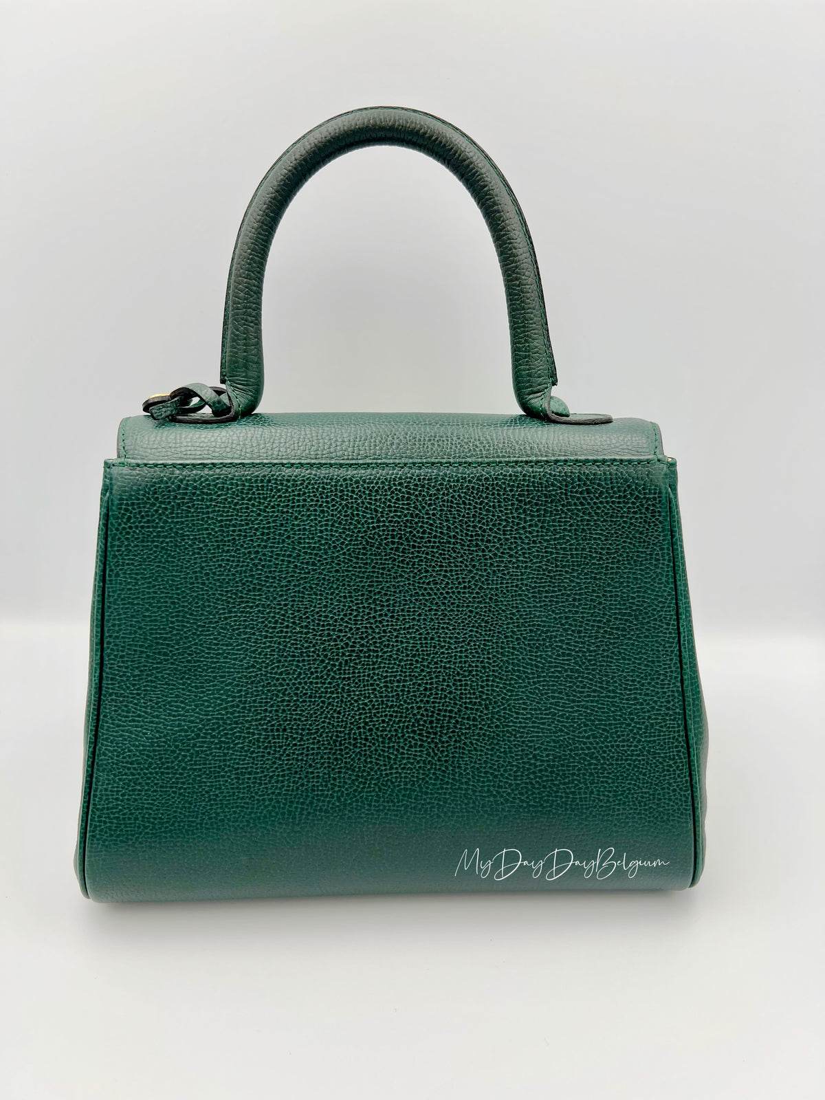 Vintage Delvaux PM forest green