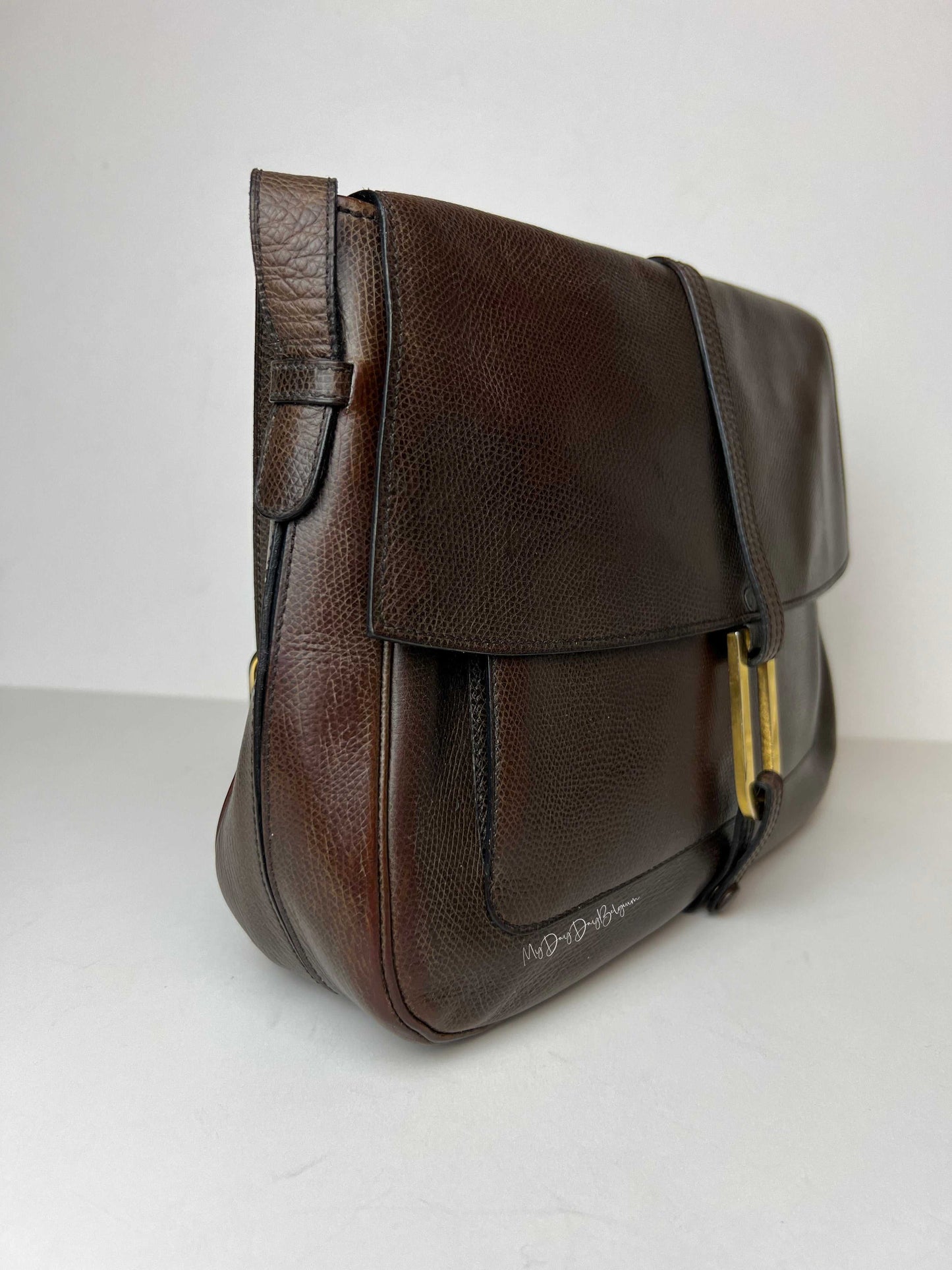 1980’s Delvaux crossbody brown