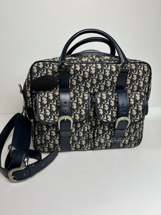 Dior monogram canvas travel bag