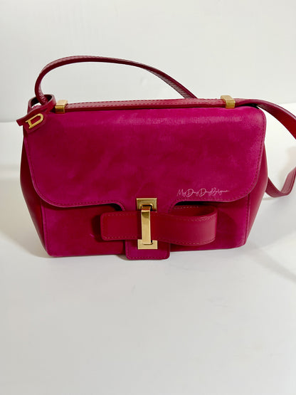 Delvaux Simplissisme City PM Crossbody / Shoulder Bag Framboise 2016