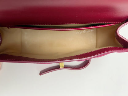 Delvaux Simplissisme City PM Crossbody / Shoulder Bag Framboise 2016