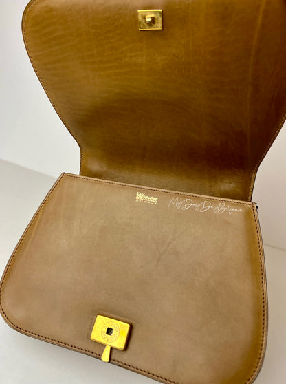 Delvaux Vintage Top Handle Camel 1965