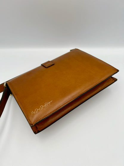 Delvaux vintage crossbody camel colour 1969