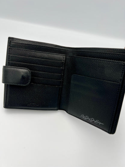 Delvaux wallet black 1990's