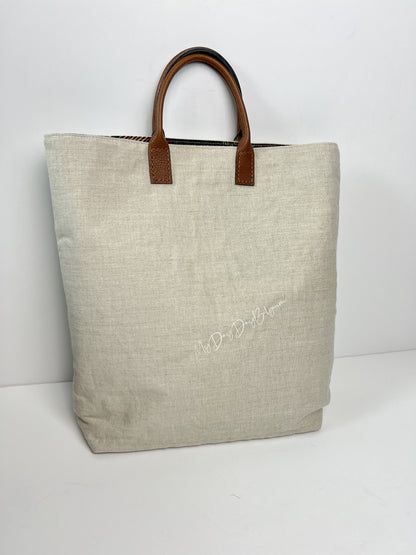 Upcycled Delvaux Tote Bag