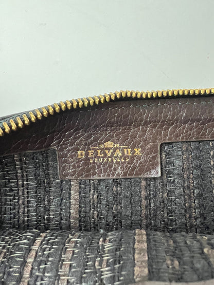 Delvaux Vintage Crossbody / Shoulder Bag Black / Brown 2000