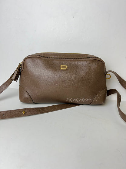 Delvaux Vintage Crossbody / Shoulder Bag Taupe 2008