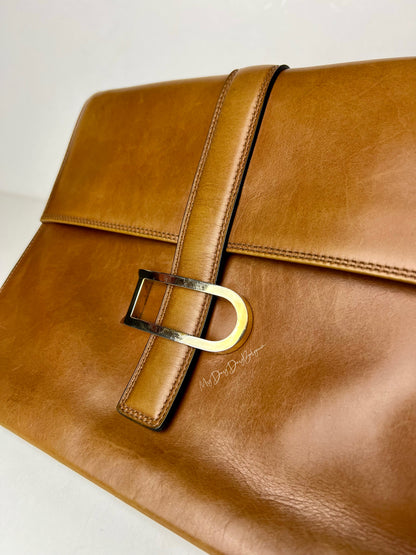 Delvaux Vintage Pochette Camel 1973