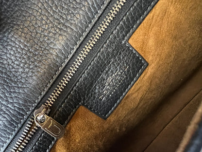 Delvaux Malbec Crossbody / Shoulder Bag Black / Grey 1989