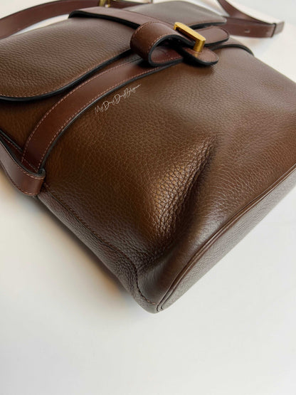 Delvaux Vintage Crossbody / Shoulder Bag Brown 1993