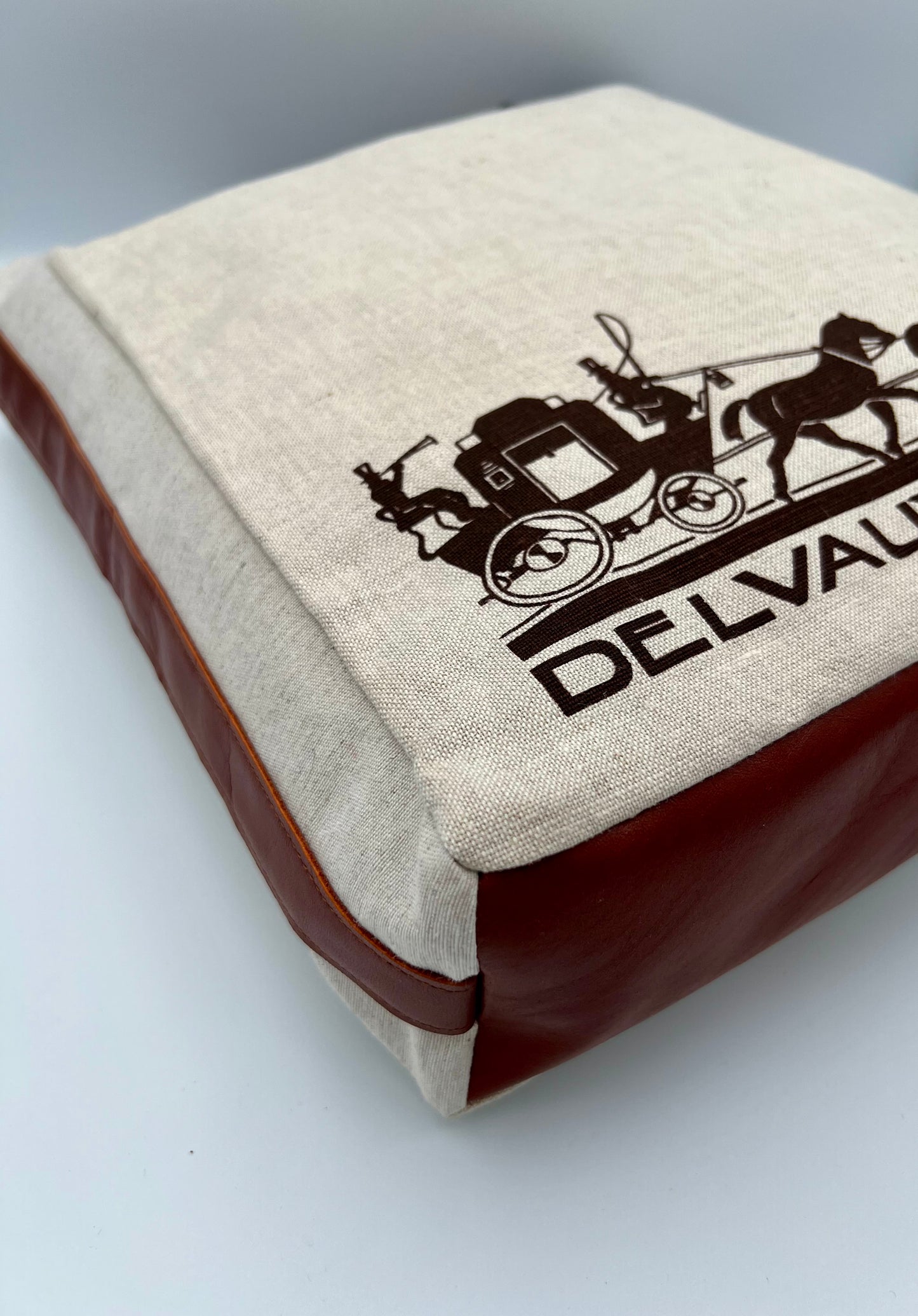 Upcycled Delvaux heritage Tote - 2025 limited Pouliche collection