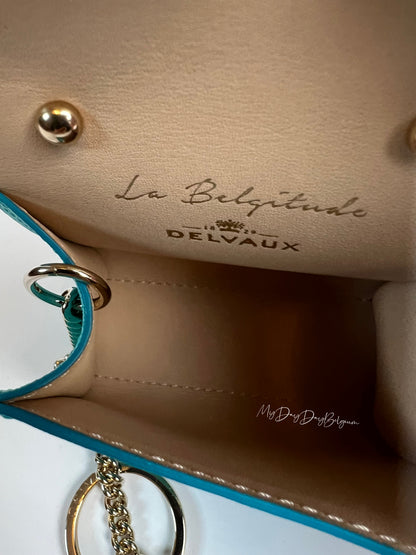 Delvaux Vintage Brillant Miniature Blue Tiffany 2010